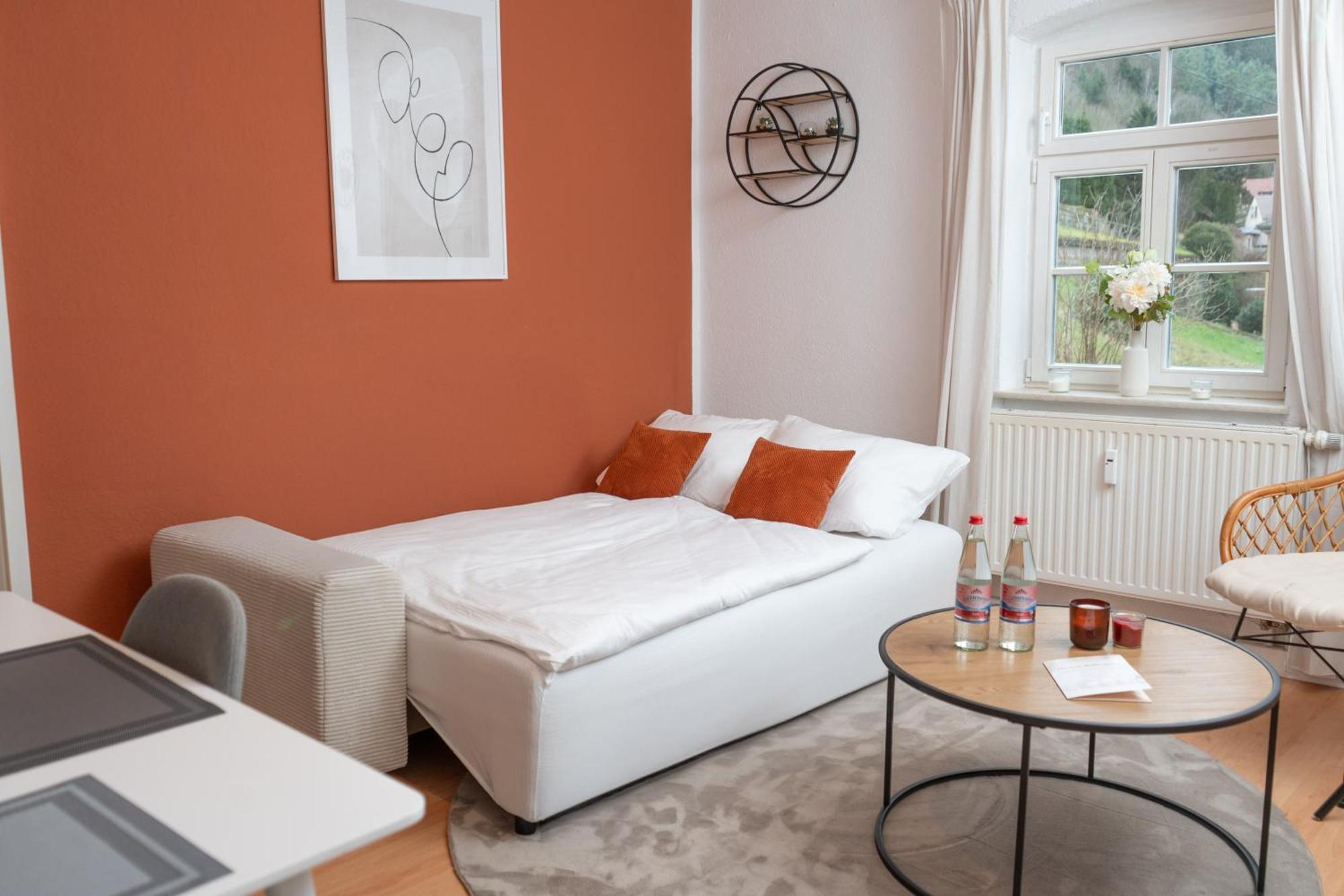 Stilvolles Apartment Mit Festungsblick Im Zentrum Königstein Exterior foto